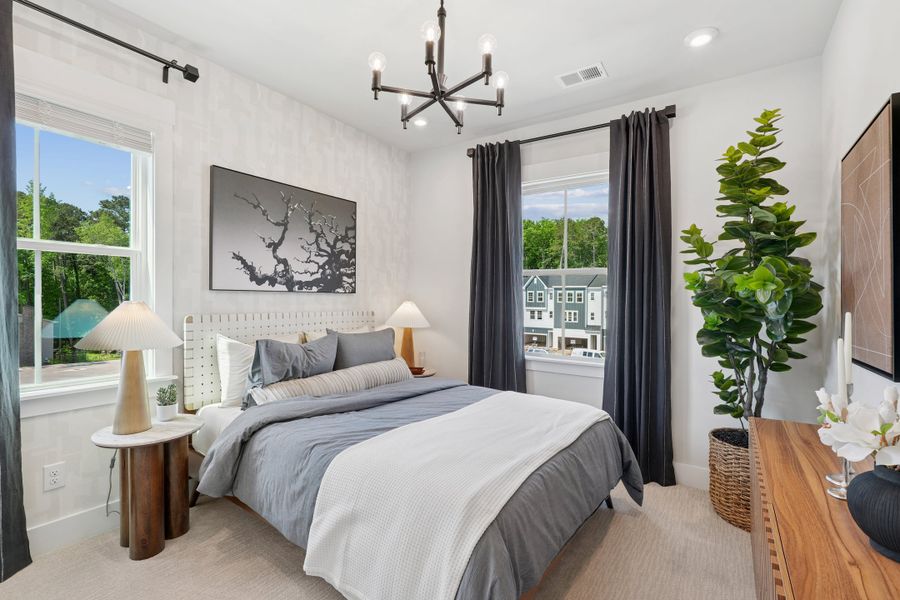 Representative furnished interior of a home built from the Ryder by Tri Pointe Homes in The Grove at Latta Park, Durham (Image 10).