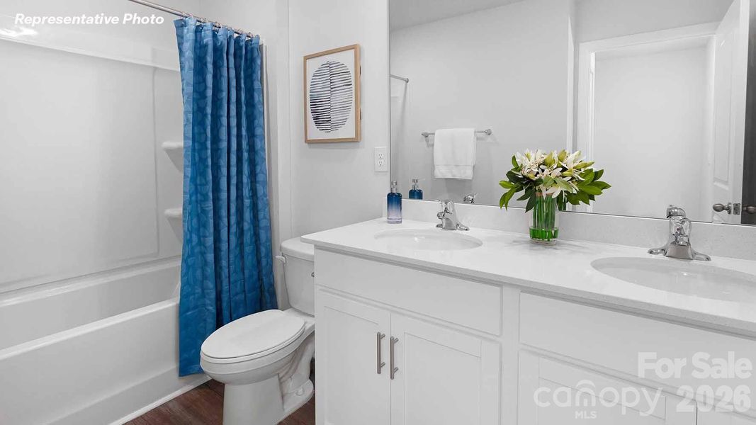 Furnished interior view inside a new home in Brinkley Ridge, Kings Mountain (Image 5).