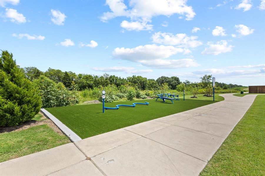 The Sidewalks Throughout the Community are Safe and Convenient for Dog Walking and Exercise!