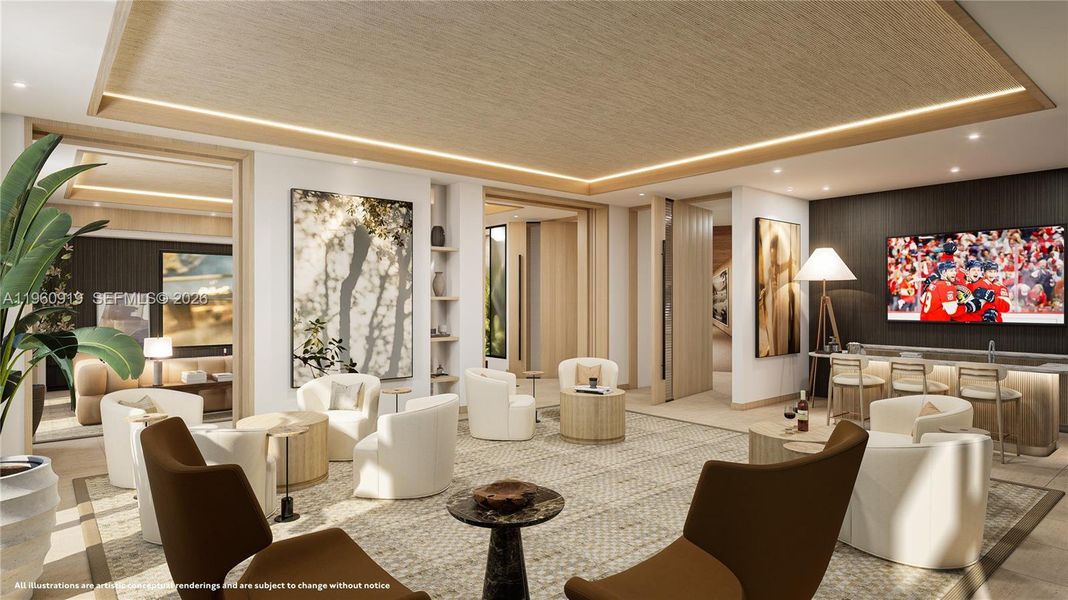 Furnished interior view inside a new home in , Hollywood (Image 8). Furnished interior view inside a new home in , Hollywood (Image 8).