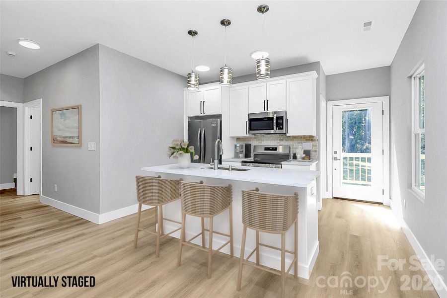 Furnished interior view inside a new home in , Rock Hill (Image 16). Furnished interior view inside a new home in , Rock Hill (Image 16).