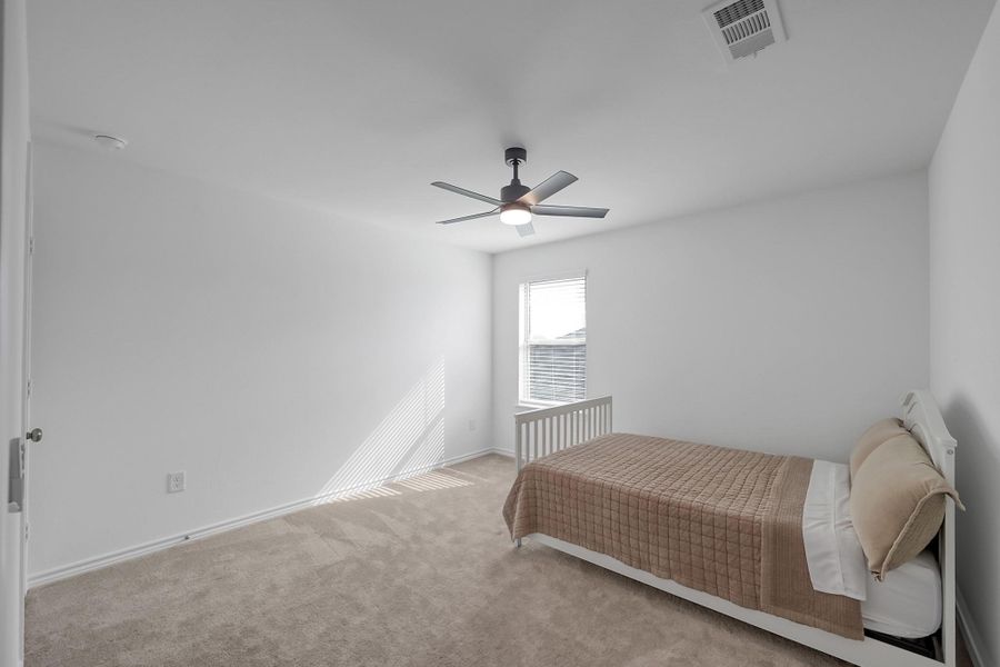 Fifth bedroom upstairs.