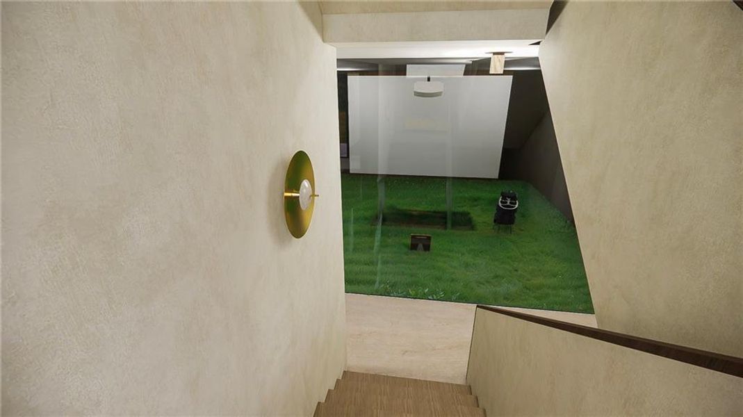 Exterior details and patio area of a home in , Atlanta (Image 29). Exterior details and patio area of a home in , Atlanta (Image 29).