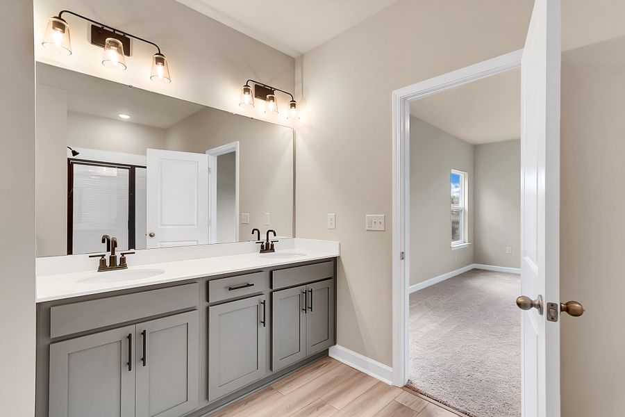Representative furnished interior of a home built from the Washington by Ashton Woods in Trieste at Bella Vita, Myrtle Beach (Image 5).