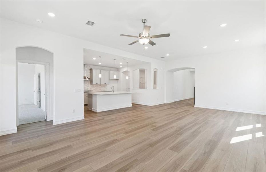 Open-concept living Open-concept living