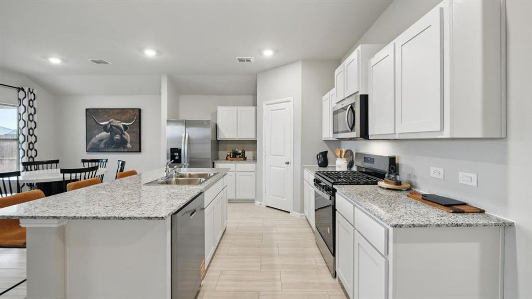 Furnished interior view inside a new home in Hickory Grove, Krum (Image 19).
