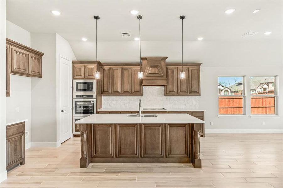 Furnished interior view inside a new home in Sunrise at Garden Valley, Waxahachie (Image 29). Furnished interior view inside a new home in Sunrise at Garden Valley, Waxahachie (Image 29).