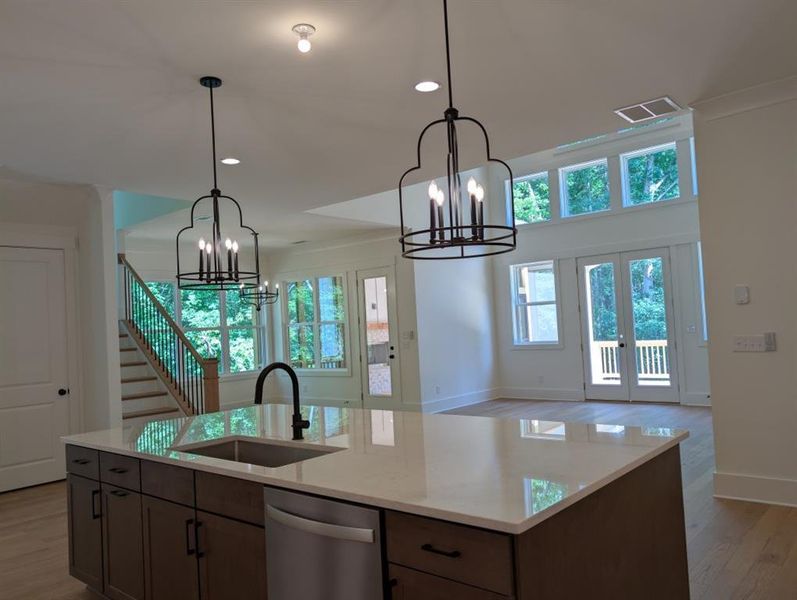 Furnished interior view inside a new home in Arden on Lanier, Cumming (Image 9).
