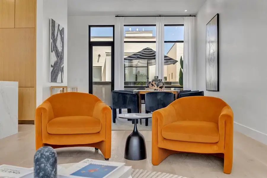 Furnished interior view inside a new home in , Dallas (Image 11).