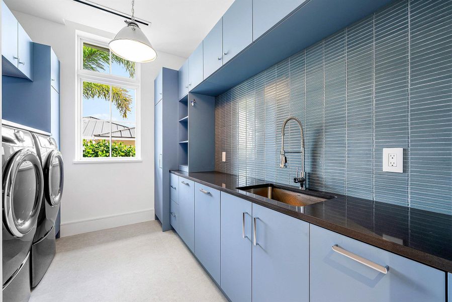 Furnished interior view inside a new home in , Delray Beach (Image 43).