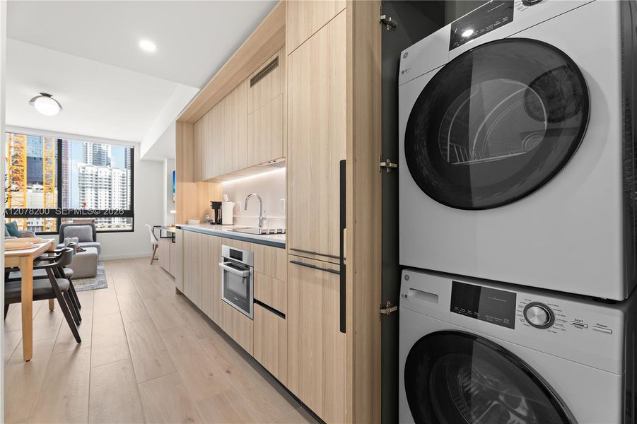 Furnished interior view inside a new home in , Miami (Image 18).