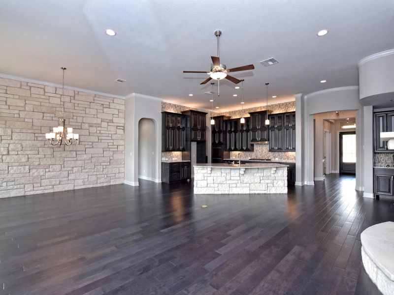 Image 107 representing the San Simeon II by Giddens Homes in Clearwater Ranch, Liberty Hill, TX.