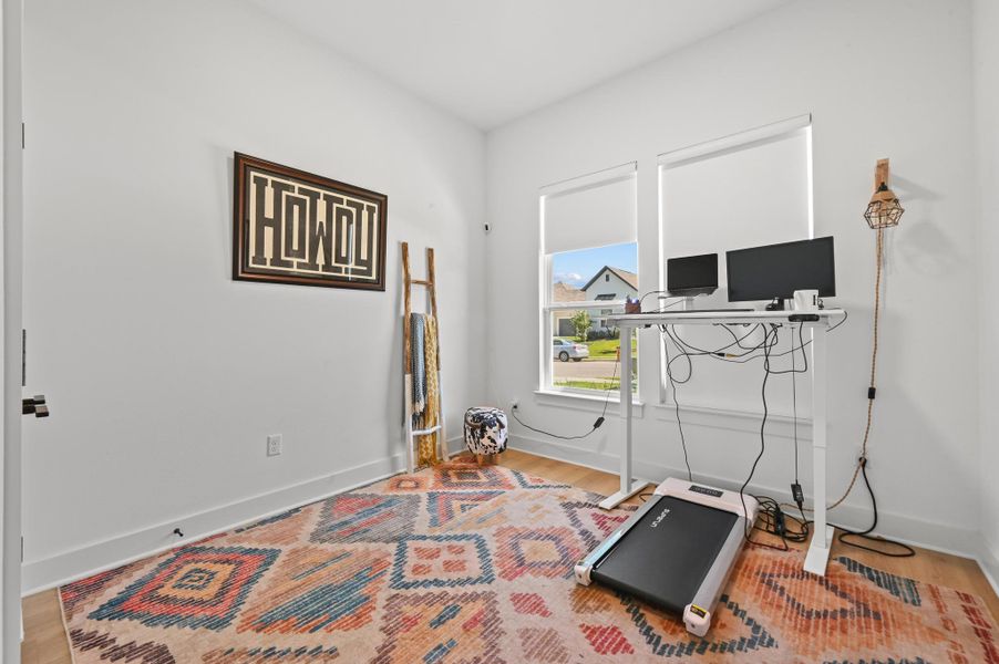 Furnished interior view inside a new home in Loyola, Austin (Image 10).