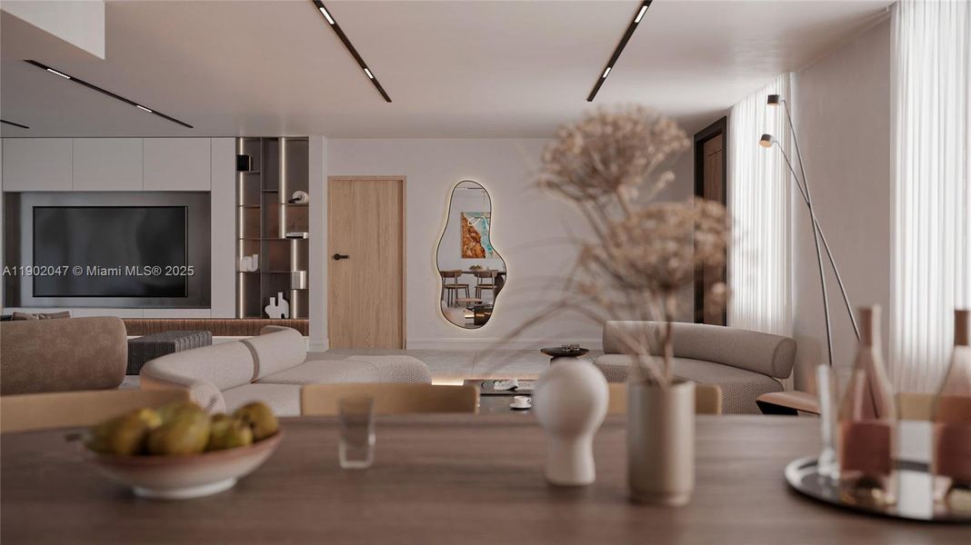 Close-up of interior finishes inside a home in , Palmetto Bay (Image 9).