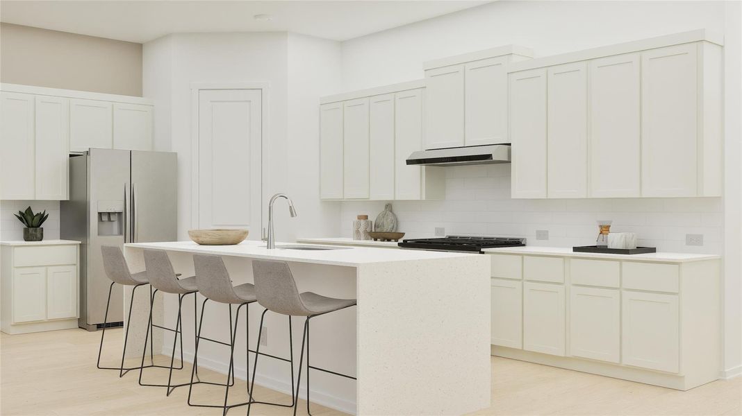 Furnished interior view inside a new home in Cotton Brook, Hutto (Image 15). Furnished interior view inside a new home in Cotton Brook, Hutto (Image 15).