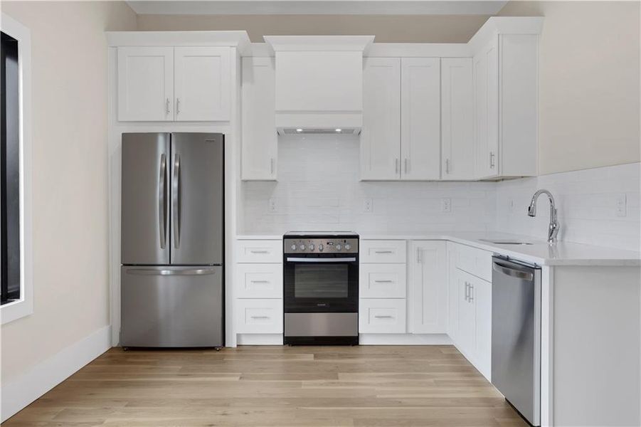 Furnished interior view inside a new home in , Decatur (Image 5).
