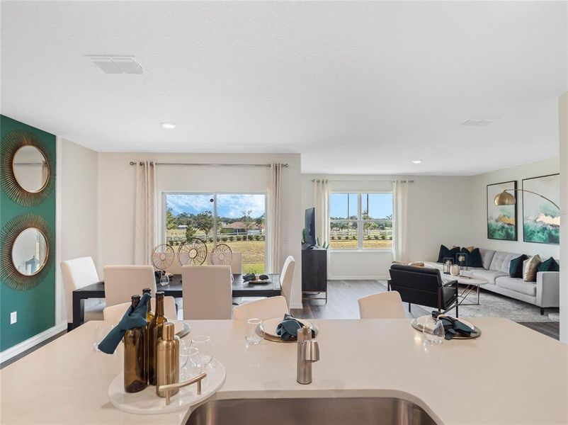 Furnished interior view inside a new home in Villamar, Winter Haven (Image 10).