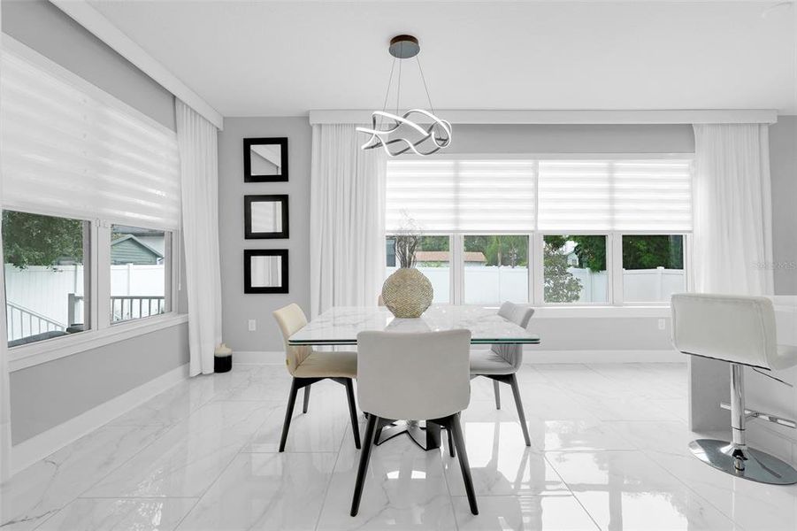 Furnished interior view inside a new home in , Orlando (Image 37).