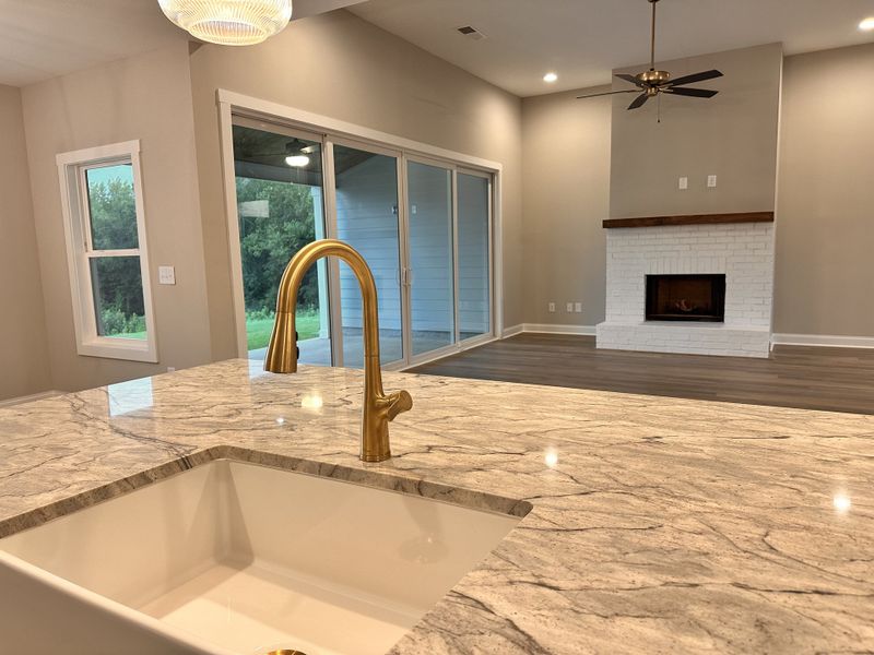 Close-up of interior finishes inside a home in The Reserve at Red Oaks, Carrollton (Image 28).