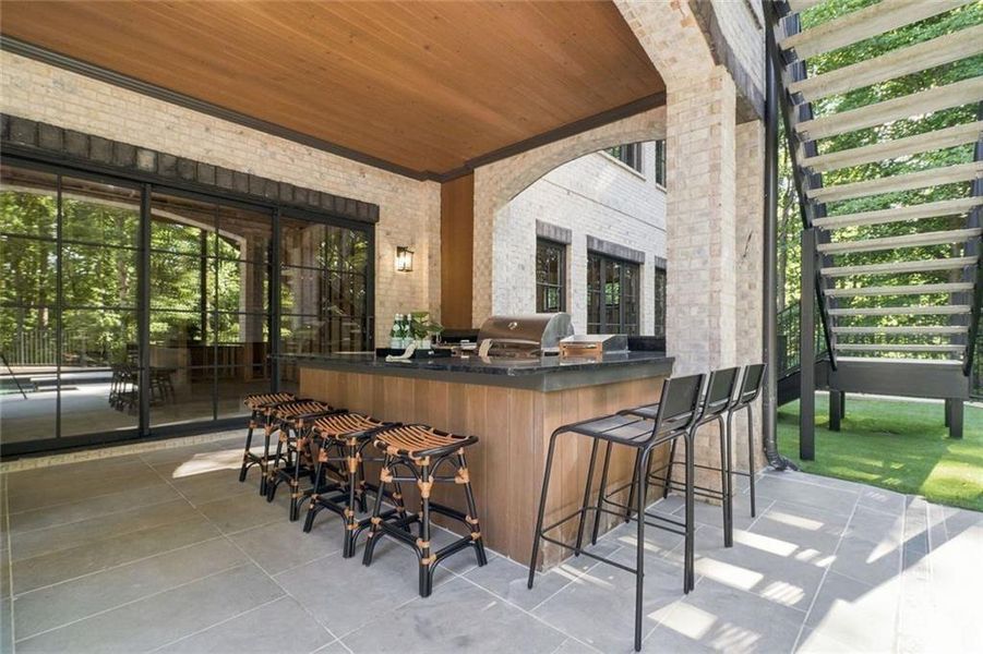 Exterior details and patio area of a home in , Alpharetta (Image 51). Exterior details and patio area of a home in , Alpharetta (Image 51).
