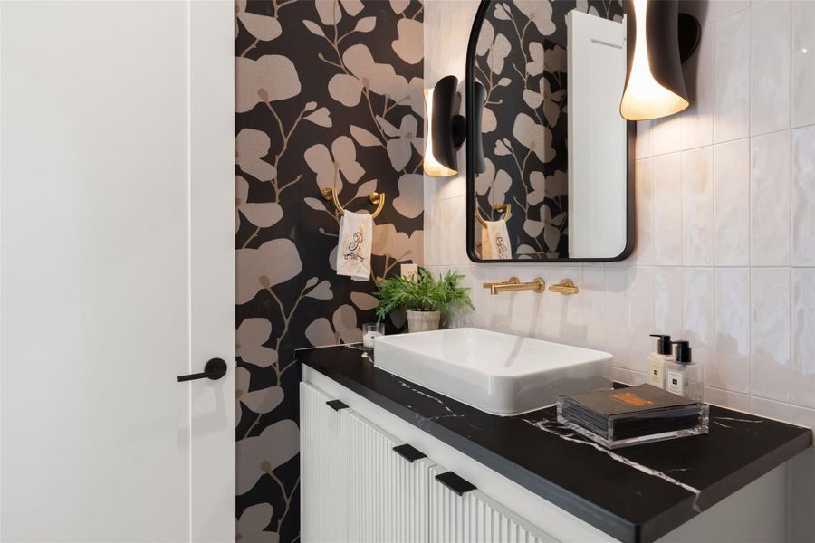 Close-up of interior finishes inside a home in , Austin (Image 21).