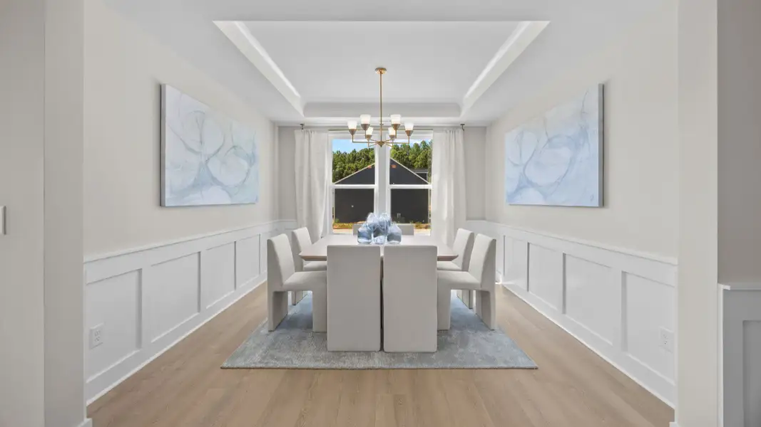 The Jordan Plan by DRB Homes in McBride Indian Trail, NC - Dining