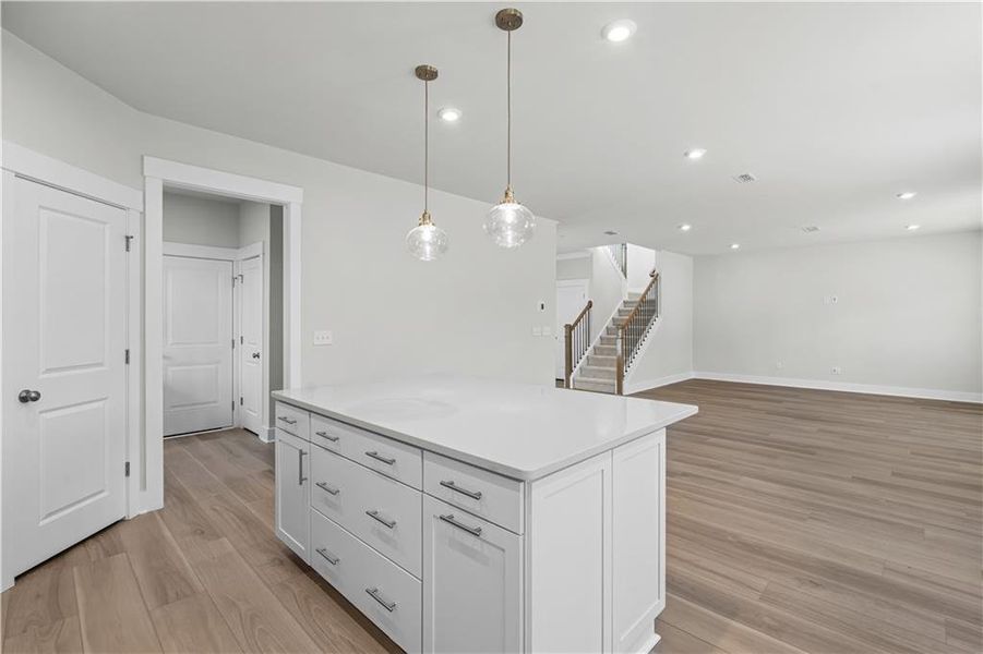 Furnished interior view inside a new home in Hunters Creek, Flowery Branch (Image 8). Furnished interior view inside a new home in Hunters Creek, Flowery Branch (Image 8).