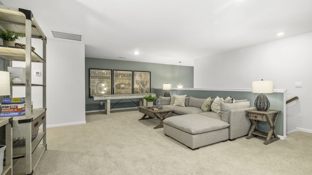 Furnished interior view inside a new home in Lybrook Village, Advance (Image 16).