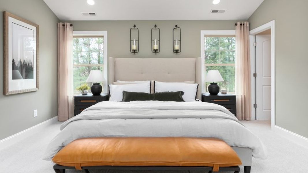 Furnished interior view inside a new home in Preserve at Carriage Cove, Oak Ridge (Image 43).