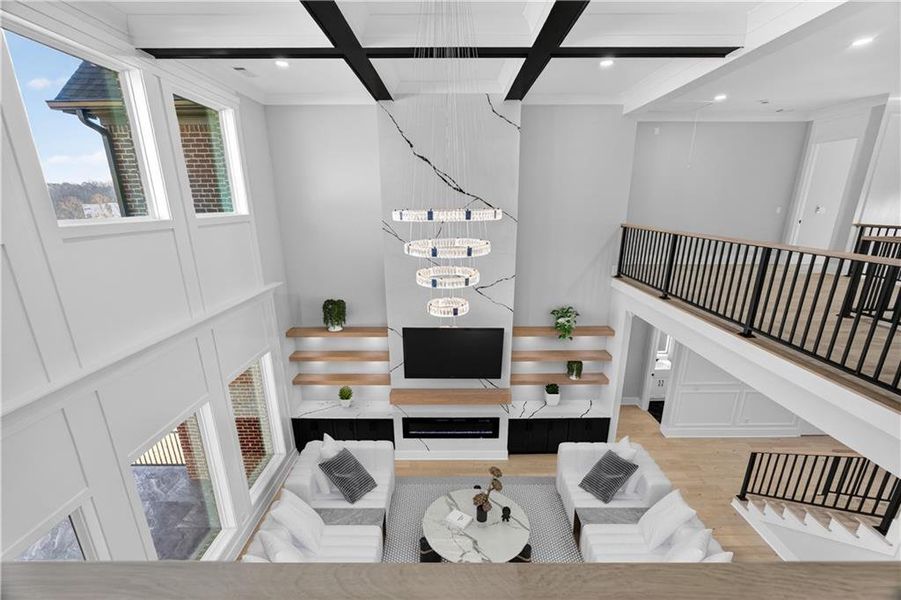Furnished interior view inside a new home in , Buford (Image 8). Furnished interior view inside a new home in , Buford (Image 8).