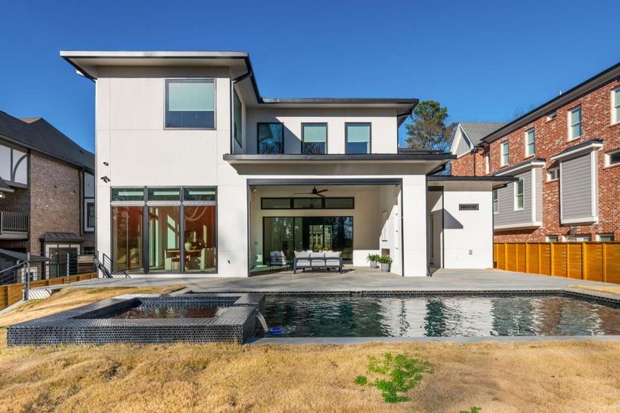 Exterior details and patio area of a home in , Atlanta (Image 21).