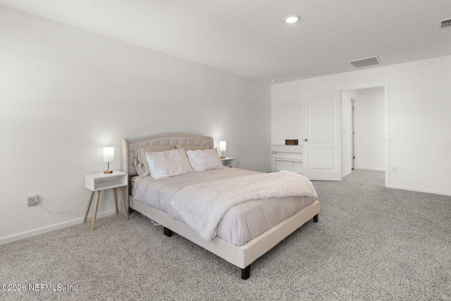 Furnished interior view inside a new home in Entrada, St. Augustine (Image 27). Furnished interior view inside a new home in Entrada, St. Augustine (Image 27).