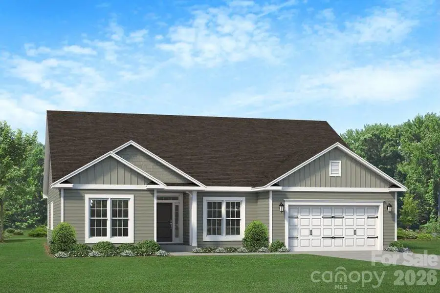 Front exterior of a new home in Cardiff Glyn, Catawba, NC, highlighting curb appeal (Image 1). Front exterior of a new home in Cardiff Glyn, Catawba, NC, highlighting curb appeal (Image 1).