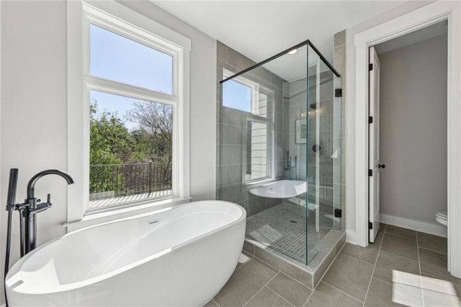 Furnished interior view inside a new home in , Atlanta (Image 14).