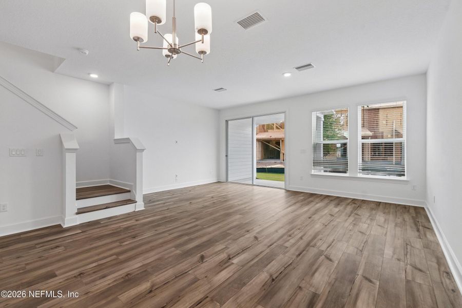Spacious, unfurnished interior of a new home in Westerly Park at Wildlight – Overlook Collection, Yulee (Image 15).