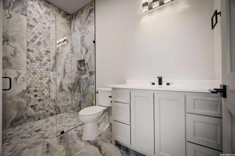 Furnished interior view inside a new home in , Boerne (Image 12).