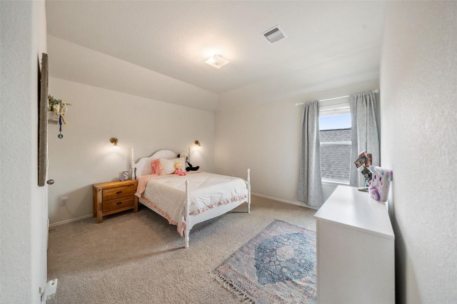 Secondary bedrooms upstairs are nice size and move in ready!