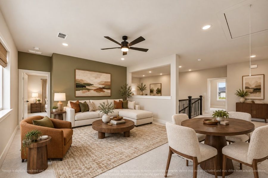 Representative furnished interior of a home built from the Sydney by Landon Homes in Dominion Estates, Frisco (Image 9). Representative furnished interior of a home built from the Sydney by Landon Homes in Dominion Estates, Frisco (Image 9).