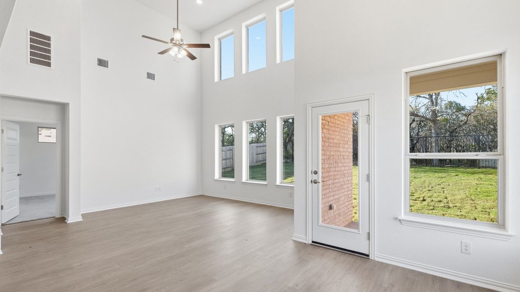 Furnished interior view inside a new home in Anthem, Kyle (Image 10).