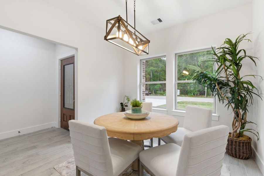 Furnished interior view inside a new home in , Cleveland (Image 8).
