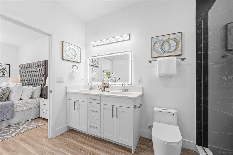 Furnished interior view inside a new home in , Orlando (Image 32). Furnished interior view inside a new home in , Orlando (Image 32).