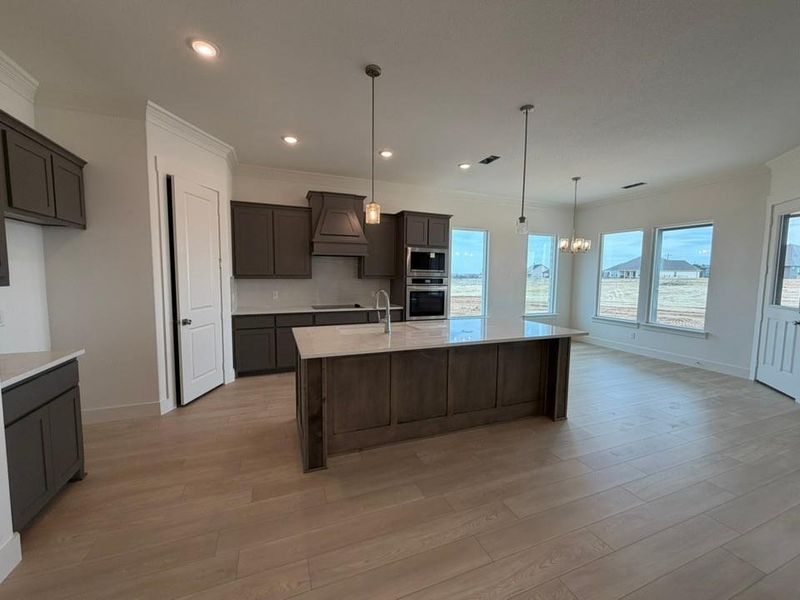 Furnished interior view inside a new home in Eagle Ridge Estates, Weatherford (Image 5). Furnished interior view inside a new home in Eagle Ridge Estates, Weatherford (Image 5).