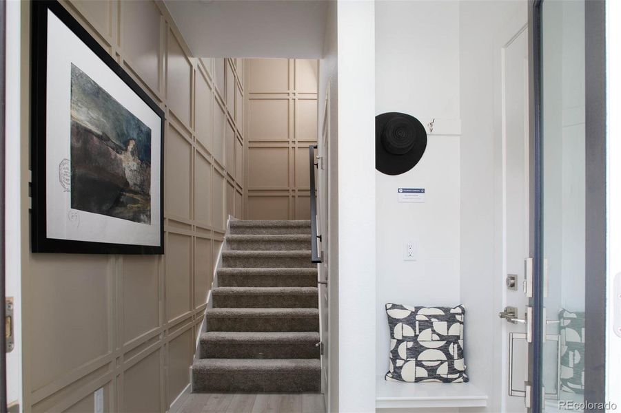 Furnished interior view inside a new home in , Lone Tree (Image 6). Furnished interior view inside a new home in , Lone Tree (Image 6).