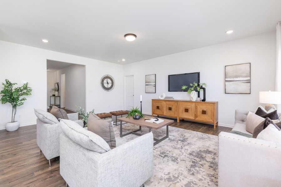 Furnished interior view inside a new home in Benson Village, Benson (Image 9). Furnished interior view inside a new home in Benson Village, Benson (Image 9).
