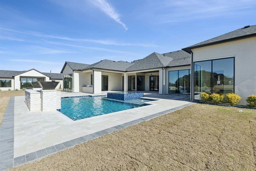 Exterior details and patio area of a home in , Fairview (Image 22).