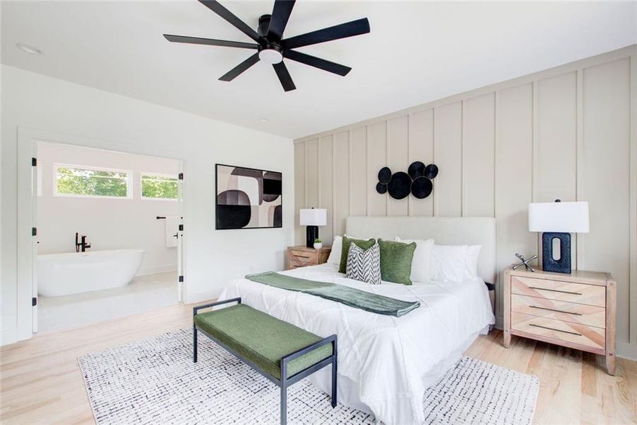 Furnished interior view inside a new home in , Tucker (Image 17).