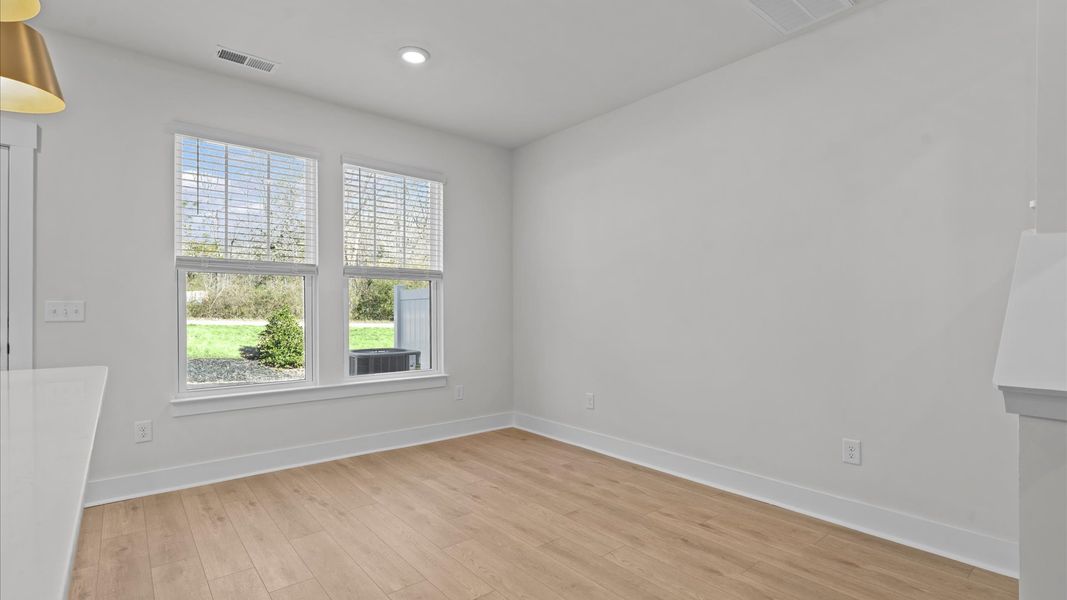 Functional and stylish dining area in our highly sought-after Gresham Station community in Simpsonville, SC