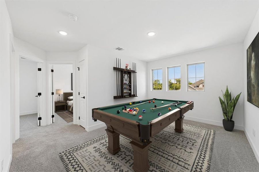 Furnished interior view inside a new home in Heritage Ranch, Sherman (Image 23). Furnished interior view inside a new home in Heritage Ranch, Sherman (Image 23).