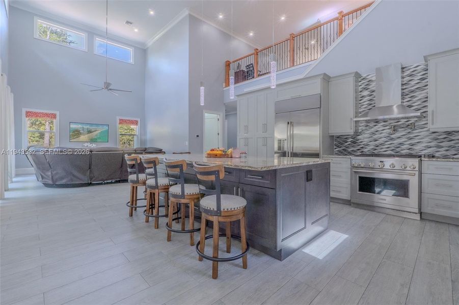 Furnished interior view inside a new home in , Parkland (Image 10).