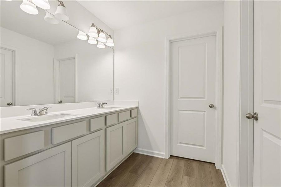 Furnished interior view inside a new home in The Pointe at Heron Bay, Locust Grove (Image 8).